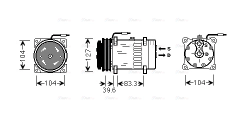 Compressor, air conditioning (MFAK002)