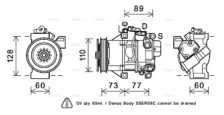 Compressor, air conditioning (TOK629)