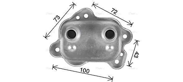 Oil Cooler, engine oil (BW3595)