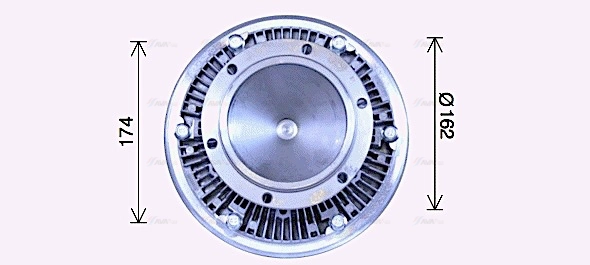 Clutch, radiator fan