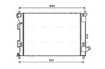 Radiator, engine cooling (HY2335)