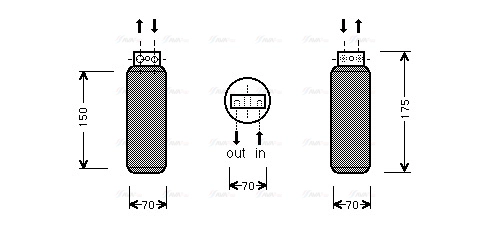 Dryer, air conditioning (OLD288)