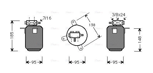 Dryer, air conditioning (BWD028)