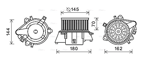Interior Blower (FT8437)