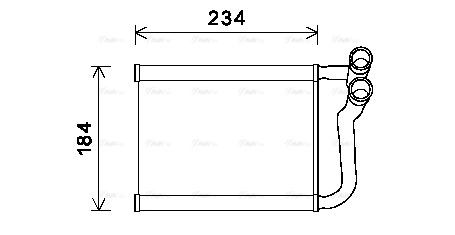 Heat Exchanger, interior heating (HY6253)