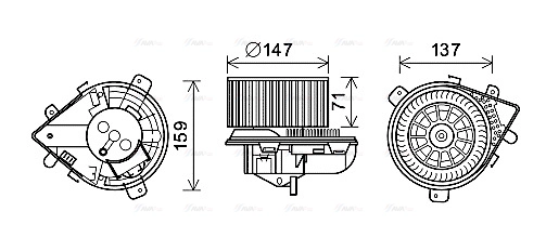 Interior Blower (PE8380)