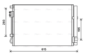Condenser, air conditioning (HY5269D)