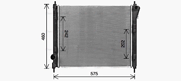 Radiator, engine cooling (DN2470)