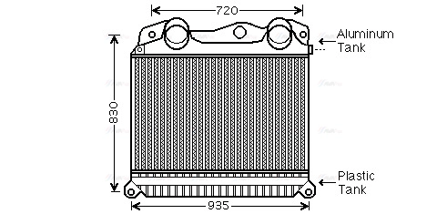 Charge Air Cooler (MN4055)