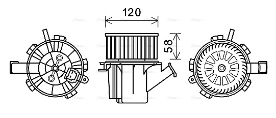 Interior Blower (MC8018)