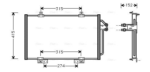 Condenser, air conditioning (RT5188)