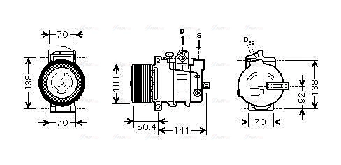 Compressor, air conditioning (MSAK431)