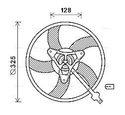 Fan, engine cooling (SA7024)