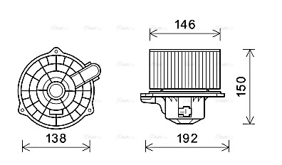 Interior Blower (HY8554)