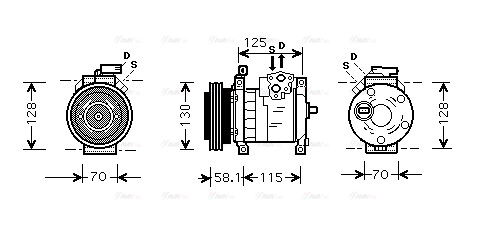 Compressor, air conditioning (CRAK094)