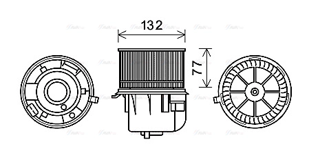 Interior Blower (FD8572)