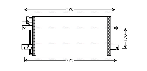 Condenser, air conditioning (VN5197)