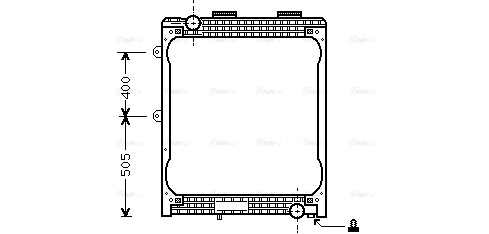 Radiator, engine cooling (MN2023)