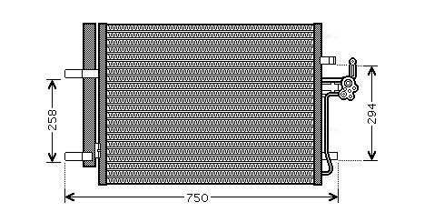 Condenser, air conditioning (FDA5428D)