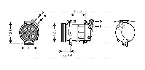 Compressor, air conditioning (CNK251)