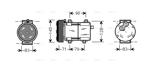 Compressor, air conditioning (FDAK279)