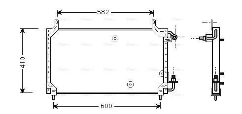Condenser, air conditioning (DW5006)