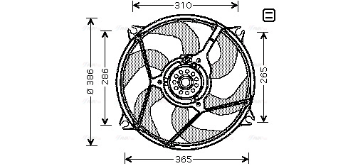 Fan, engine cooling (CN7530)