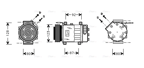 Compressor, air conditioning (RTK037)