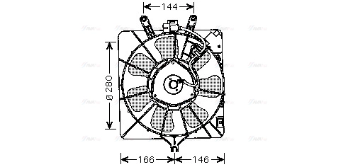 Fan, engine cooling (HD7535)