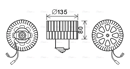 Interior Blower (OL8632)