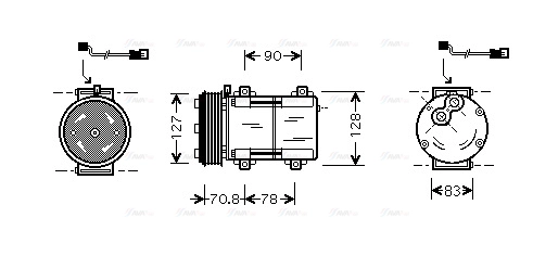 Compressor, air conditioning (FDAK281)