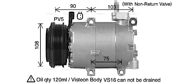Compressor, air conditioning (FDAK674)