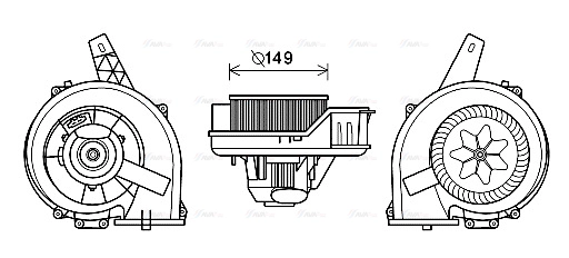 Interior Blower (ST8044)