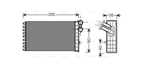 Heat Exchanger, interior heating (CNA6239)