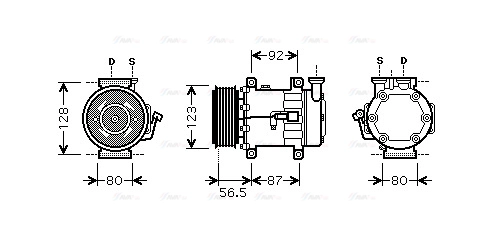 Compressor, air conditioning (FDK432)
