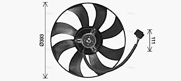 Fan, engine cooling (VN7544)