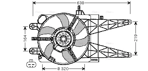Fan, engine cooling (FT7507)