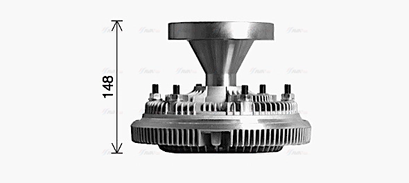 Clutch, radiator fan