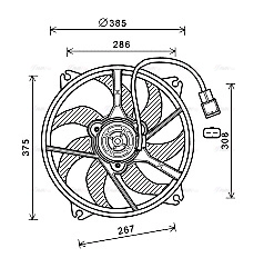 Fan, engine cooling (PE7556)