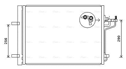 Condenser, air conditioning (FD5488D)