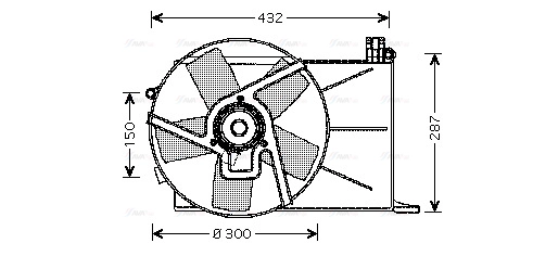 Fan, engine cooling (OL7510)