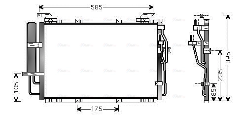 Condenser, air conditioning (HY5091D)
