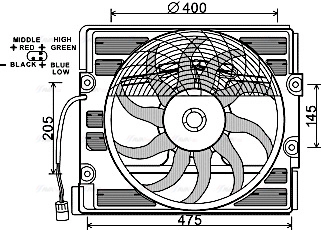 Fan, engine cooling (BW7527)