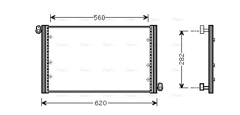 Condenser, air conditioning (FT5272)