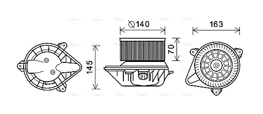 Interior Blower (PE8373)