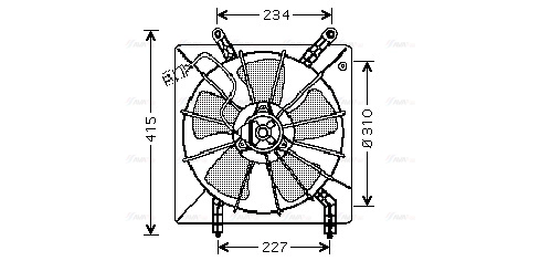 Fan, engine cooling (HD7510)