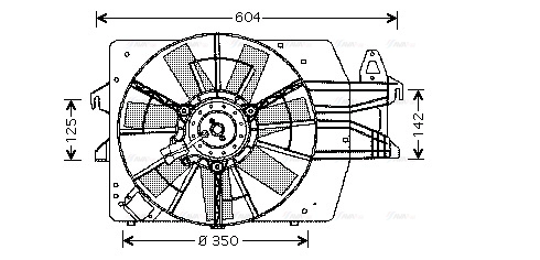 Fan, engine cooling (FD7518)