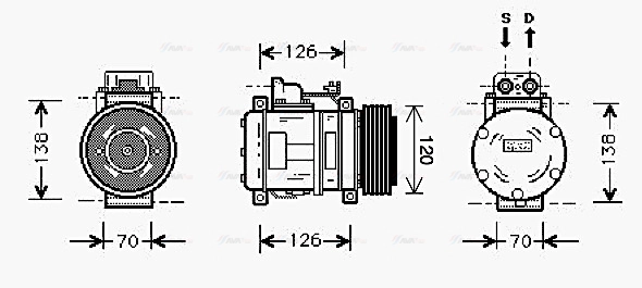 Compressor, air conditioning (MSK057)