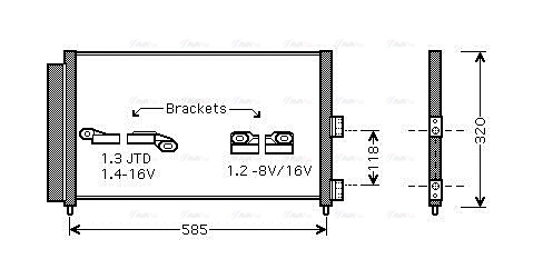 Condenser, air conditioning (FT5289D)
