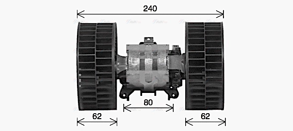 Interior Blower (MS8766)